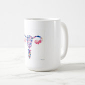 Uterus Kaffeetasse (VorderseiteRechts)