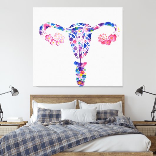 Uterus Leinwanddruck (Insitu (Schlafzimmer))