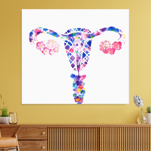 Uterus Leinwanddruck (Insitu (Wohnzimmer))