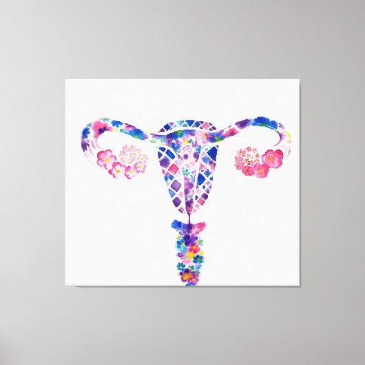 Uterus Leinwanddruck (Vorderseite)