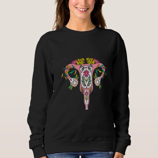 Uterus   Menopause Hysterectomy Sweatshirt (Vorderseite)