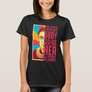 Uterus My Body My Choice Pro Wahl Weibliche Frauen T-Shirt