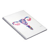 Uterus Notizblock (Rechte Seite)