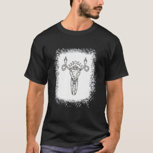 Uterus zeigt Middle Finger Feminist Pro Choice Wom T-Shirt