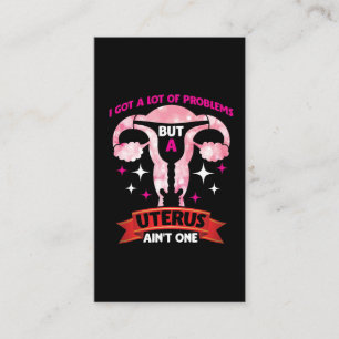 Uterusentfernung Hysterektomie Operation Überlebe Visitenkarte
