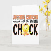 Uteruskrebs mit dem falschen Schwanz Karte (Gelbe Blume)