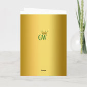 Uterusprobleme/Krebs/Hysterektomie Gruß Karte (Rückseite)