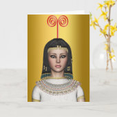 Uterusprobleme/Krebs/Hysterektomie Gruß Karte (Gelbe Blume)