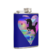 Utherworld Unicorn Skyscape Flasche Flachmann (Rechts)