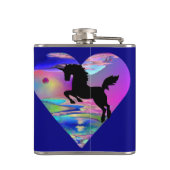 Utherworld Unicorn Skyscape Flasche Flachmann (Rückseite)