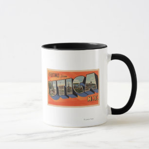 Utica, neuer YorkLarge Buchstabe ScenesUtica, NY Tasse
