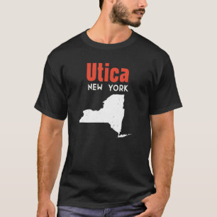 Utica New York Usa Staat America Travel New Yorker T-Shirt