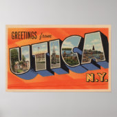 Utica, New YorkGroße Letter ScenesUtica, NY Poster (Vorne)