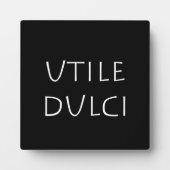 Utile dulci fotoplatte (Vorderseite)