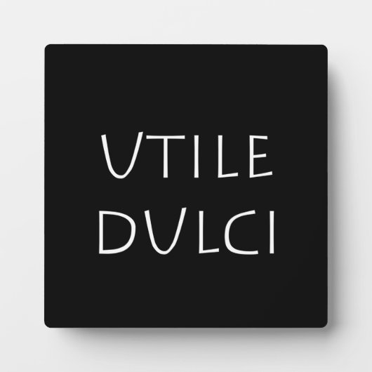 Utile dulci fotoplatte (Vorderseite)