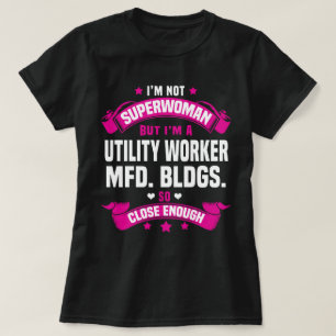 Utility Worker Mfd. Blinds. T-Shirt