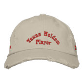 Utimate Poker Hat Bestickte Baseballkappe (Vorderseite)