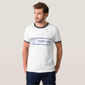 Utmätt Götter (ergriffene Waren) - blaue T-Shirt (Vorne ganz)