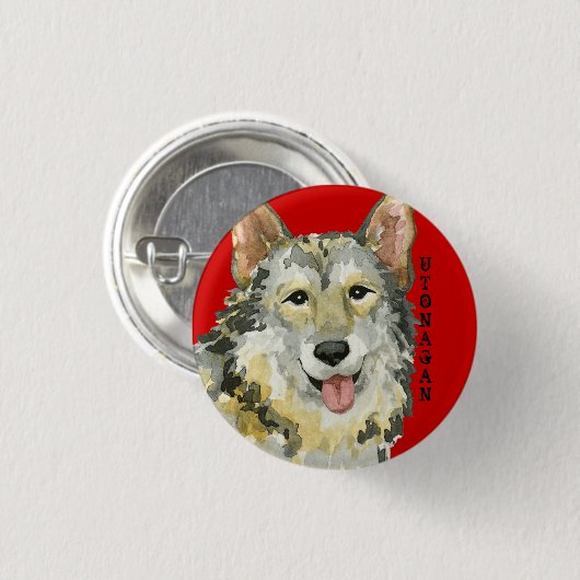 Utonagan-Farbblock Button (Vorne & Hinten)