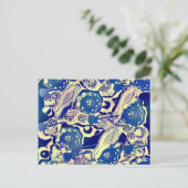 Utopia Design "Blues Guitar Protagonist Cards" Postkarte (Stehend Vorderseite)
