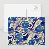 Utopia Design "Blues Guitar Protagonist Cards" Postkarte (Vorne/Hinten)