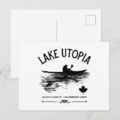 Utopia New Brunswick Canada Seen - Kayaker Postkarte (Vorne/Hinten)