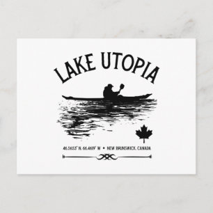 Utopia New Brunswick Canada Seen - Kayaker Postkarte