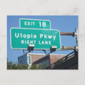 Utopia Pkwy Postkarte (Vorderseite)