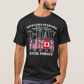 Utopia Sport Militärshop DDay 6. Juni 1944 Norman T-Shirt