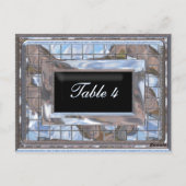 Utopia-Tischnummer Postkarte (Rückseite)