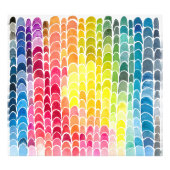 Utopias Rainbow-Farb-Chart-Muster Fotodruck (Vorne)
