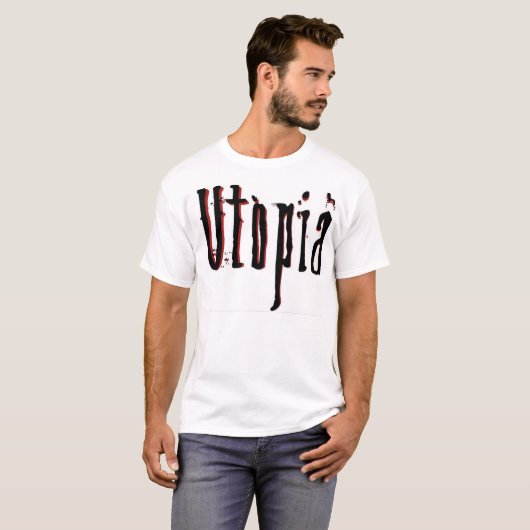 Utopie-Gespenst T-Shirt (Vorne ganz)