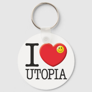 Utopie Liebe Schlüsselanhänger