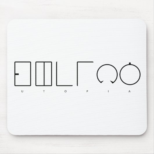 Utopie Mousepad (Vorne)