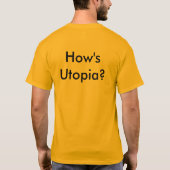 Utopie T-Shirt (Rückseite)