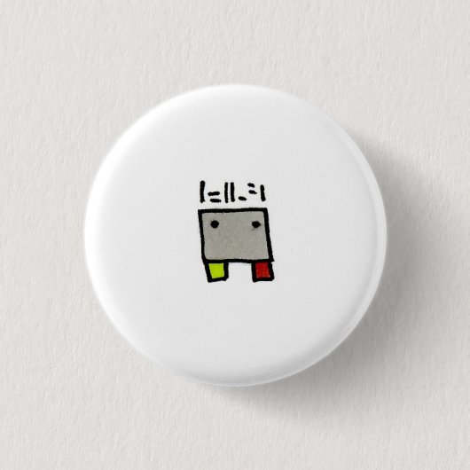 Utopisch Button (Vorderseite)