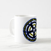 Utopische Gesellschaft hat Fahrräder Kaffeetasse (Vorderseite Links)