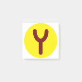 Utopische Post-Itanmerkungen Post-it Klebezettel (Vorderseite)