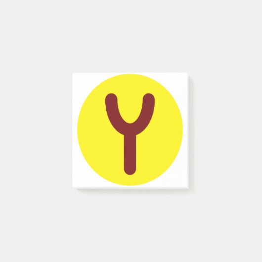 Utopische Post-Itanmerkungen Post-it Klebezettel (Vorderseite)