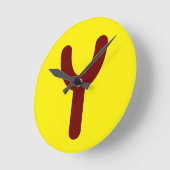 Utopische Slingshot-Uhr Runde Wanduhr (Winkel)