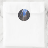 Utopolis Runder Aufkleber (Tasche)