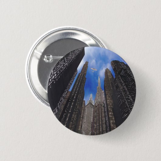 utopolitisch button (Vorne & Hinten)