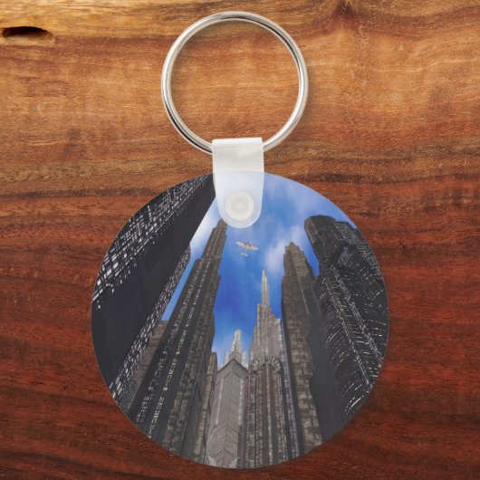 utopolitisch schlüsselanhänger (Vorderseite)