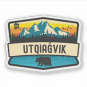 Utqiaġ, Alaska Aufkleber (Vorderseite)