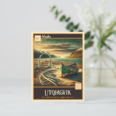 Utqiagvik, Alaska | Vintage Postkarte (Stehend Vorderseite)