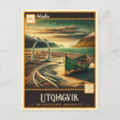 Utqiagvik, Alaska | Vintage Postkarte (Vorderseite)