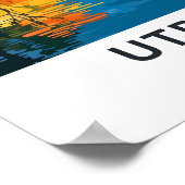 Utrech Netherlands Travel Print Poster (Ecke)