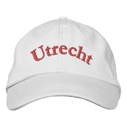 Utrecht bestickte Baseball Cap Baseballkappe (Vorderseite)