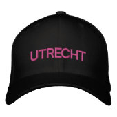 Utrecht Cap Bestickte Baseballkappe (Vorderseite)