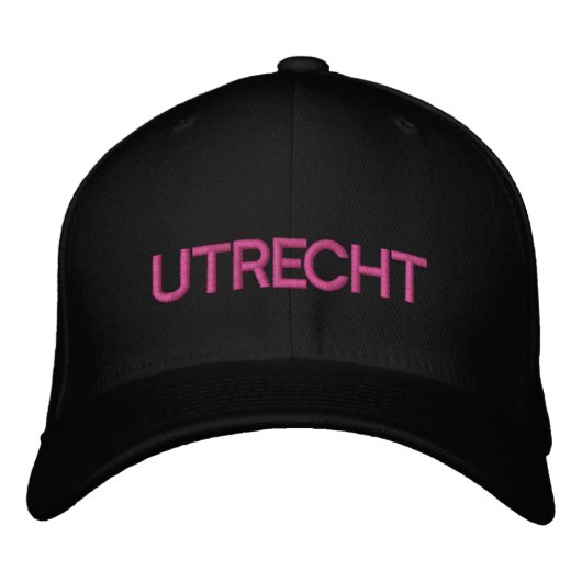 Utrecht Cap Bestickte Baseballkappe (Vorderseite)